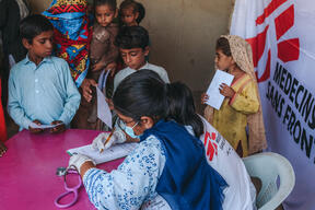 Floods in Dadu district, MSF response