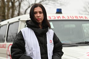 MSF's paramedic Nadia Kasimova