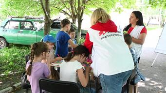 B-ROLL: MSF provides mental health support in Ukraine, 2023