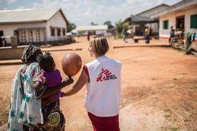 MSF in Poua hospital