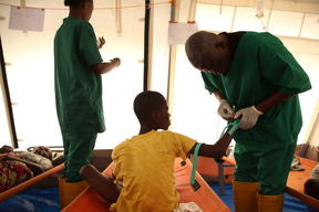 Cholera intervention in Kinshasa