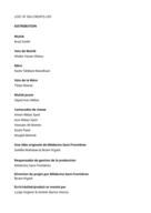 LAS | CREDIT LIST TEXT | FRENCH