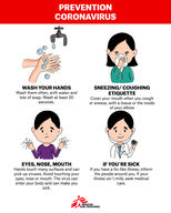Coronavirus Prevention Infographics - ENG new version