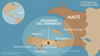 Haiti 2021 Earthquake Response Map SPA