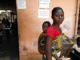 Health clinic for children in the PK 5 neighborhood of Bangui