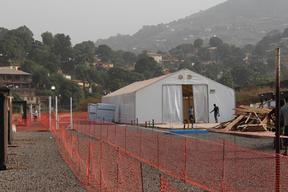 Ebola treatment centre Freetown - OCBA