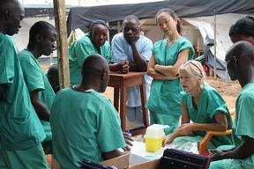 The team in Kailahun, Sierra Leone - September 2014