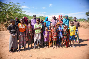 Ahmed Muktar and his family