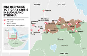 MAP - MSF Response to Tigray Crisis - APR – EN