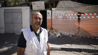Aymen al-Djaroucha, MSF Field coordinator in Gaza