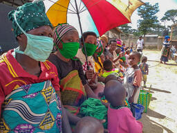 Tanzania, Nduta- Vaccination campaign