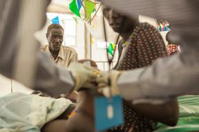Malaria and malnutrition in South Sudan, Bentiu PoC, Sept 2015 Brendan Bannon.