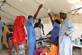 Cholera treatment center in Dala, Maiduguri