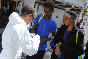 Aquarius disembarkation in Malta