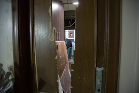  East Aleppo –  Inside a hospital destroyed by an airstrike