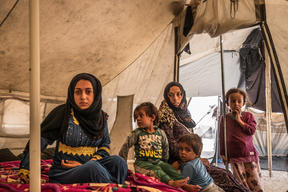 Medical care in Ain Issa camp