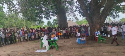 Mobile clinic in Mitambo