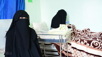 TESTIMONY (INT): Eftekar, Patient at Taiz Houban hospital - Mother and Child in Yemen