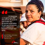 MSF staff portrait from Wstern & Central Africa - Editable PSD file