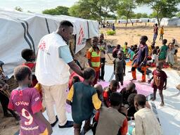 Sudanese refugees in the north of Central African Republic