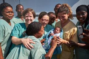 Baby Nubia Is Released From MSF Clinic in Conakry