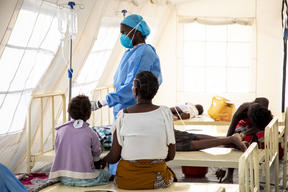 Macurungo Cholera Treatment Center in Beira