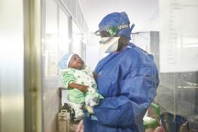 Baby Nubia Is Released From MSF Clinic in Conakry