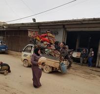 Fleeing Idlib province