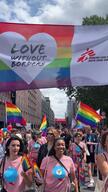 MSF group in Christopher Street Day Berlin