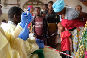 Emergency measles campaign in Goma