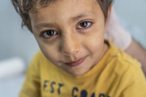 MSF pediatric clinic outside Moria and Olive Grove