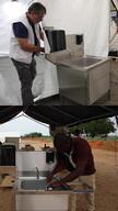 [INT] Building MSF inflatable hospital in Adre for wounded sudanese