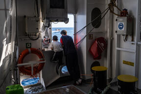 Story of a Syrian family on board