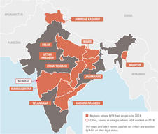 MSF projects in India, 2018 - EN