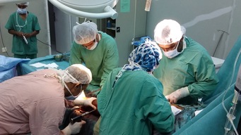 Yemen : surgical emergency hospital in northern Aden