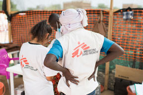 Vaccination campaign for sudanese refugees in Koufroun, Chad