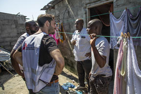 Mobile Clinics in Ponta Gea, Beira area.