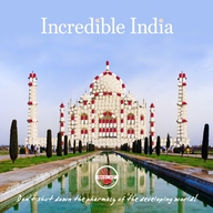 Incredible India Taj Mahal graphic