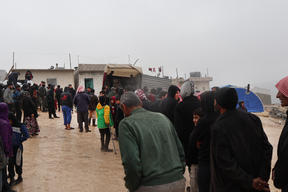 Despair and displacement in wintery northwest Syria