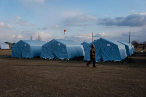 Ukrainian refugees in Palanca