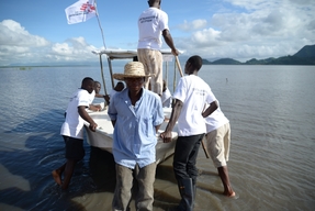 Cholera response on and around lake Chilwa