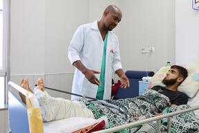 Gaza protest patients