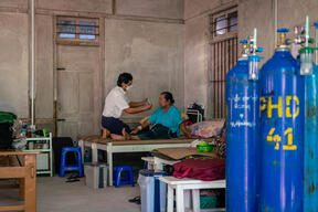 MSF’s COVID-19 centre in Kachi