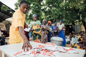 Distribution of Plumpy Nut, Magaria Hospital