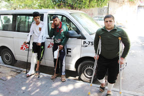 Admission of trauma patients following Palestinian March of Return