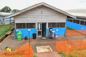 Cholera treatment centre, Djoungolo hopsital