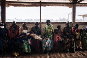 Medical activities in Rhoe camp, DR Congo