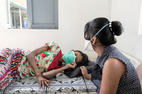 Insein clinic, for treatment for HIV, TB, and Hepatitis C in Yangon. By Alessandro Penso, Feb 2018.