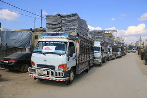 MSF response to the earthquakes through Atmeh Hospital