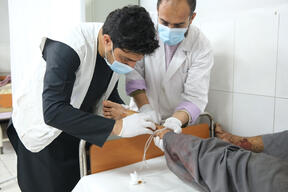 War Wounded Patient - Ongoing Fighting Affected Population